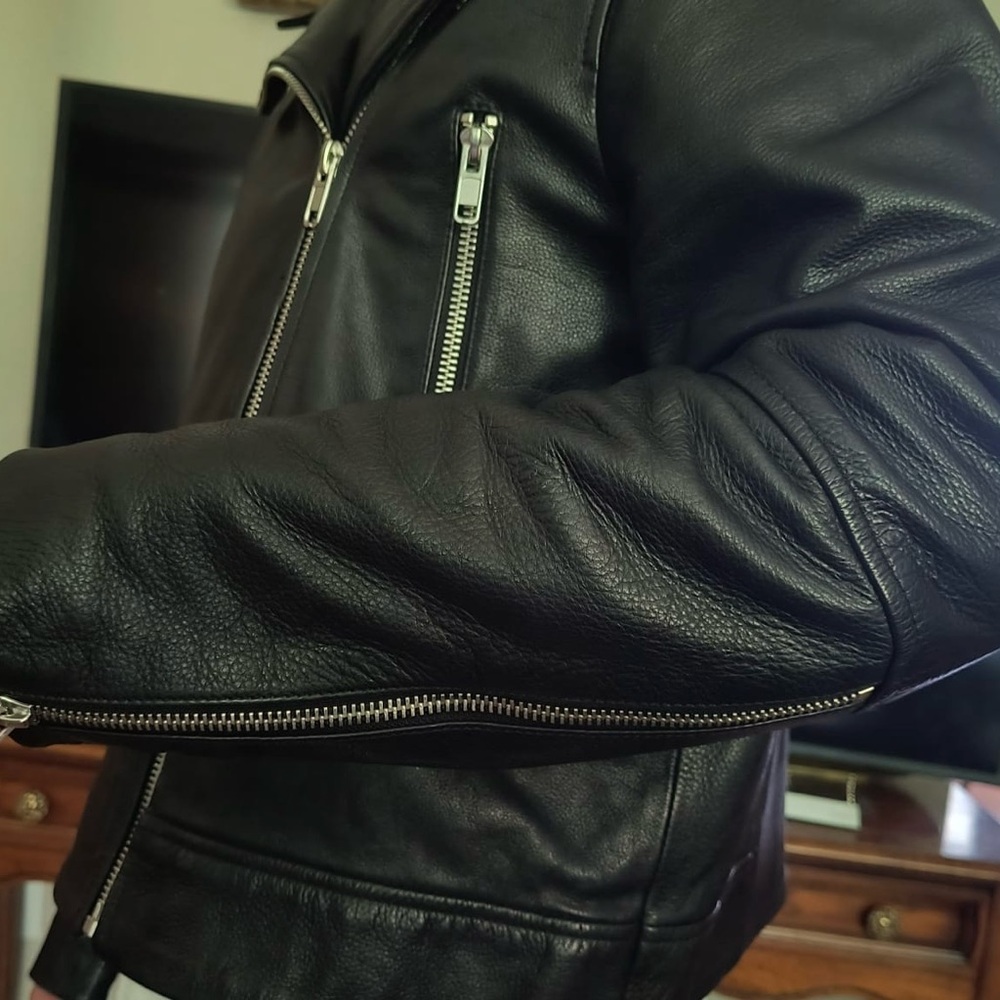 H&M Biker Real Leather Jacket